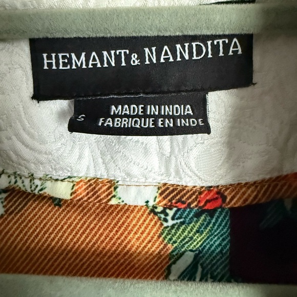 HEMANT & NANDITA Coat Size S - Picture 5 of 6
